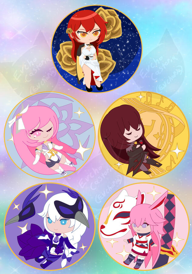 Honkai Chibis Honkai Chibis