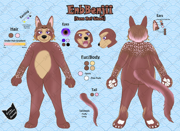 Fursona Ref Sheet Comm 2 Fursona Ref Sheet Comm 2